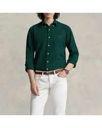 Polo Ralph Lauren - Custom-fit Garment-dyed Cotton Oxford Shirt - Lyst