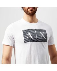 armani exchange white t shirt