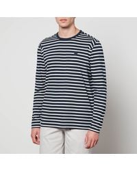 Ted Baker - Haydons Striped Cotton-jersey T-shirt - Lyst