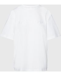 Calvin Klein - Pure Cotton-blend T-shirt - Lyst