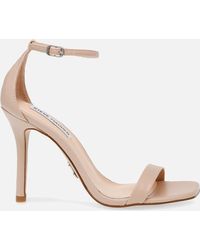 Steve Madden - Uphill Faux Leather Heeled Sandals - Lyst