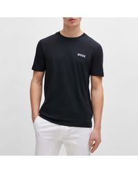 BOSS - Tee 12 Cotton-Jersey T-Shirt - Lyst