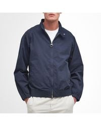 Barbour - Royston Cotton-Canvas Harrington Jacket - Lyst