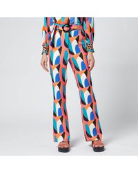 Never Fully Dressed - Abstract Straight Leg Trousers - Lyst