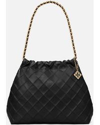 Tory Burch - Fleming Leather Hobo Bag - Lyst
