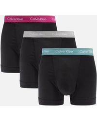 Calvin Klein - BOSS Bodywear Three-Pack Bold Stretch-Cotton Boxer Trunks - Lyst