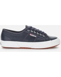 superga 2750 black leather