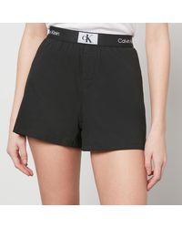 Calvin Klein - Cotton-jersey Lounge Shorts - Lyst