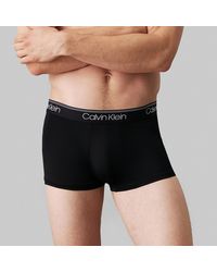 Calvin Klein - Three-Pack Micro Stretch-Jersey Low Rise Trunks - Lyst