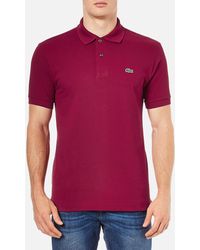Lacoste - Cotton-Piqué Classic Polo Shirt - Lyst