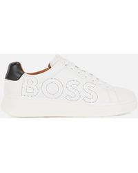 boss white sneakers
