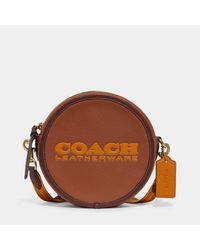 coach kia circle bag in colorblock