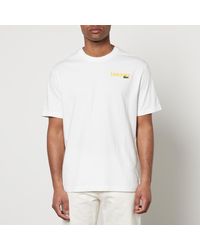Lacoste - Repeated Logo Cotton-jersey T-shirt - Lyst