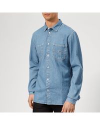 Tommy Hilfiger Denim Pocket Shirt - Blue