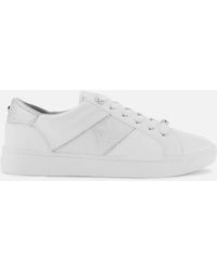 dune white trainers