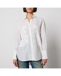 MAX&Co. - Ottawa Embroidery Gauze Shirt - Lyst