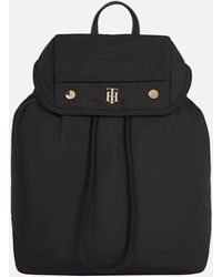 Tommy Hilfiger My Tommy Shell Backpack - Black