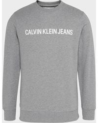 Calvin Klein - Logo Sweatshirt - Lyst