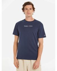 Tommy Hilfiger - Classic Logo Cotton T-Shirt - Lyst