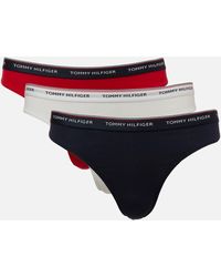 Tommy Hilfiger 3 Pack Essential Thongs - Multicolour
