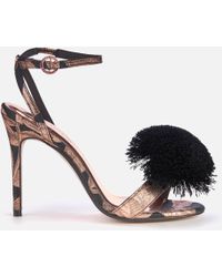 ALDO Paules Leather Black Multi Barely There Heeled Sandals ALDO Paules Leather Gold Barely There Heeled Sandals | Shoes