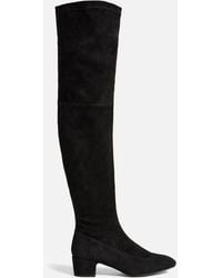 Ted Baker - Ayannah Suede Knee High Boots - Lyst