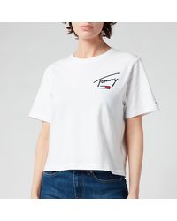Tommy Hilfiger Tjw Collegiate Back Logo T-shirt - White