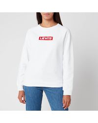 levi's sweatshirt white