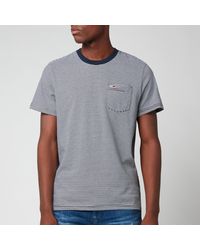 Tommy Hilfiger - Regular Stripe Pocket T-shirt - Lyst