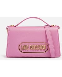 Love Moschino Grainy Pu Bag - Pink