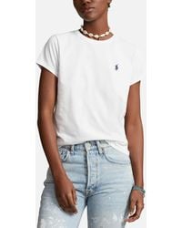 Polo Ralph Lauren - Wimbledon Logo-embroidered Cotton T-shirt - Lyst