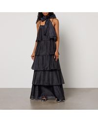 Sister Jane - Ranch Organza Tiered Midi Dress - Lyst