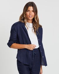 White By FTL Katie Shirt - Blue