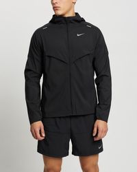 Nike Windrunner Running Jacket in Black for Men | Lyst Australia