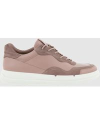 ecco pink trainers