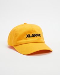 X-Large Low Profile Text Cap - Yellow