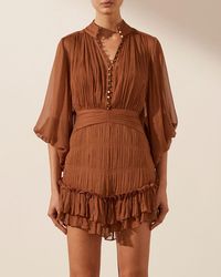 Shona Joy Kayla Batwing Ruched Mini 