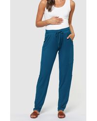 Bamboo Body Pocket Trousers - Blue