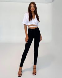 TOPSHOP Denim Jamie Jeans in Sand 1 