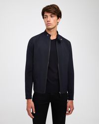 Calibre Tech Wool Harrington Jacket - Blue