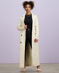 Missguided Double Breasted Belted Trench Coat - Multicolour