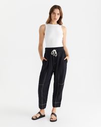 Jag - Sabine Linen Pull On Pant - Lyst