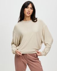 Bonds Cosy Livin Cropped Pullover - Natural