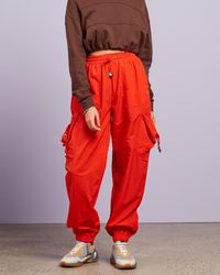 Missguided Pocket Detail Cargo Trousers - Orange