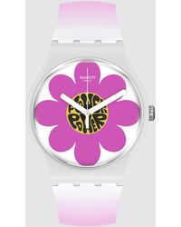 Swatch Flower Hour Watch - Pink