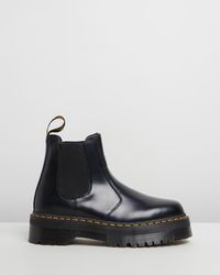 Dr. Martens Leather 2976 Zip Chelsea Boots in Brown - Lyst