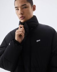 Pull&Bear - Stwd Panelled Puffer Jacket - Lyst