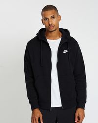 Nike Tech Fleece Full Zip Cape Hoodie In Black | Lyst Australia