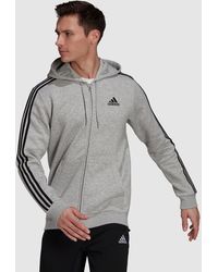 adidas d2m zip through hoody
