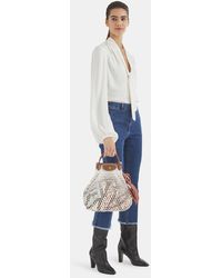 Longchamp - Le Pliage Filet Mesh Tote Bag Large - Lyst